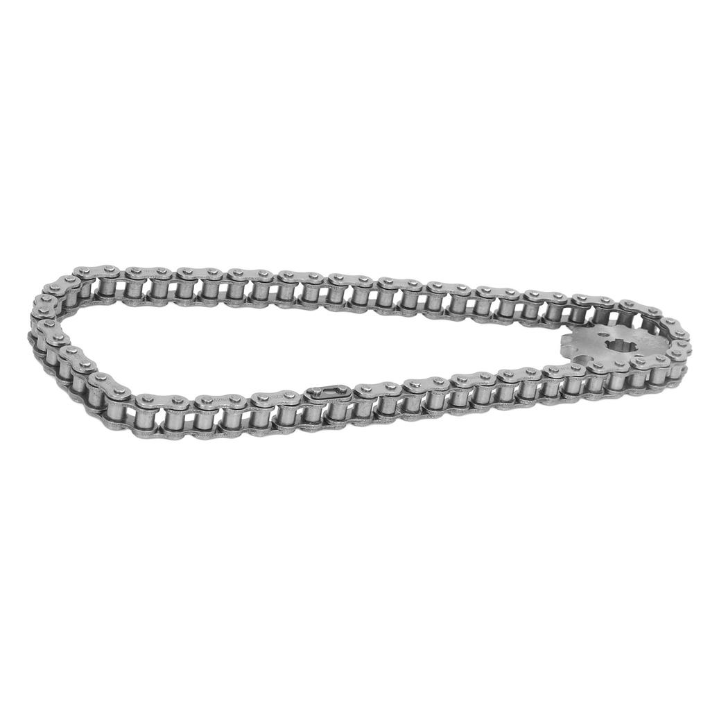 428 Chain Sprocket Set Steel 14T Front Motor Sprocket with 60 Links Drive Chain for 50cc 70cc 90cc 110cc Bikes Scooters