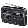 Portable Digital FM Radio Rechargeable Digital Radio Recorder with LED Display Bluetooth 5.4 Radio Speaker for Home Travel