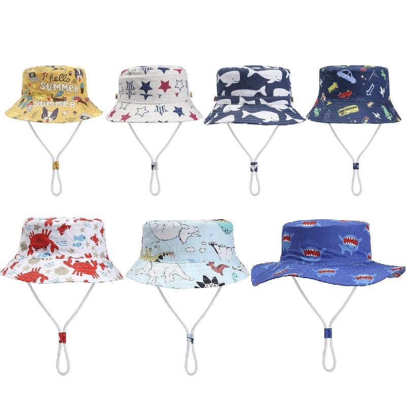 Breathable Cotton Material Fishing Hat For Children, Great For Sun Protection And Wind Protection, By Yuhua