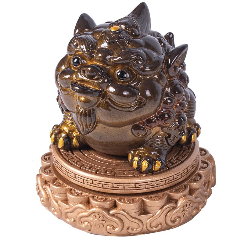 Pixiu-Color Changing Tea Pet Decoration  Can Nourish Times  Bring Fortune  Play Tea Ceremony  Kung Fu Tea Set Decoration  Boutiq