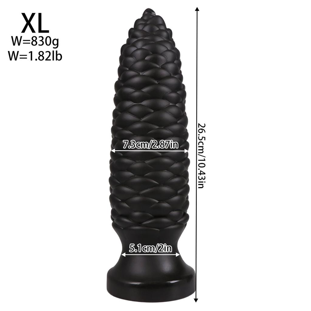 Extra Large PVC Soft Dildo Fisting Particles Anal Plug Masturbator Anal Dilator Adult Sex Toy Big Dick Strap On Penis