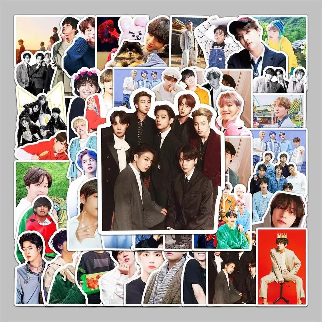 BTS Stickers,Stickers for Laptop Journal Skateboard Guitar Luggage