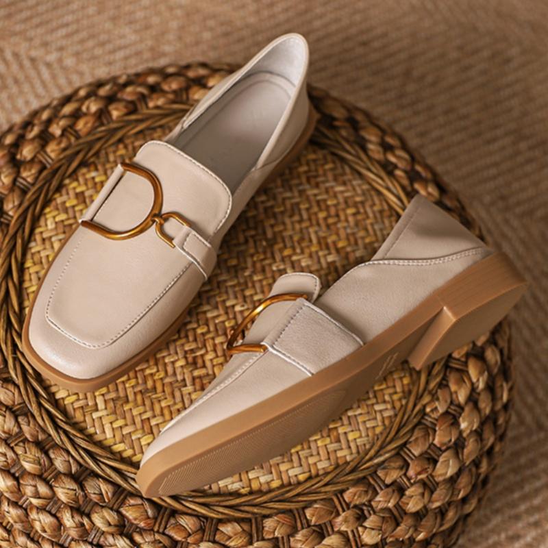 Fashion Women's Loafers 2025 British Style Trendy Casual Flats Outside Comfortable Versatile Footwear Women Flat Shoes Zapatos De Mujer