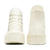 Converse Chuck Taylor All Star Modern Lift Platform Canvas Comfortable and Versatile High Top Espadrilles Women's Off-White