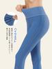Yvette Yoga Pants with Breathable Fits Size Blue Women's High-Waist Pockets, Stretch, Mesh, Breathable, Legs, Small,