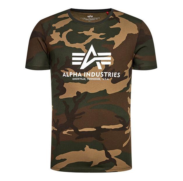 Футболка Alpha Industries Basic T-Shirt Camo