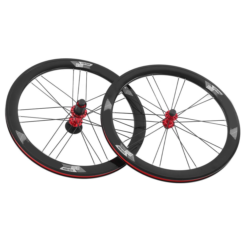 Mountainbike Wielen 20 inch Aluminiumlegering Rode Naaf Voor 2 Achter 4 Lagers Structuur Wielset voor Fietsen