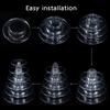 6/4 Tiers Round Macaron Tower Stand Cake Display Rack Cupcake Stand Desserts Display for Baby Shower Wedding Birthday Decoration
