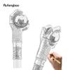 Silver Dragon Claw Grasp Blue Glass Ball Walking Cane Fashion Decorative Walking Stick Gentleman Elegant Cosplay  Crosier 93cm