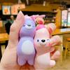 Cartoon Animals Bear PU Slow Rebound Squeeze Bear Fidget Keychain Bear Squeeze Toy  Children Toys