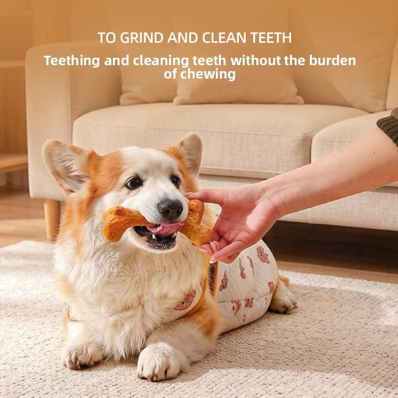 Doggy Chewing Stick Bone - Durable for Dogs To Bite - Dog Chew Toy - Puppy - Large Dog - Cowhide Pressure Bone Toy