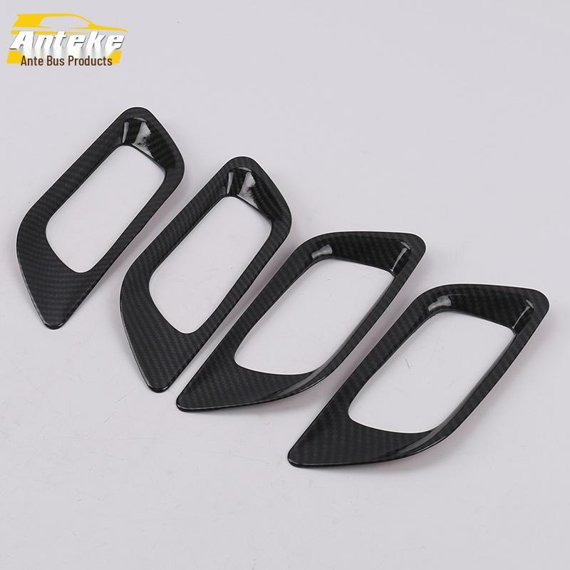 

Interior Door Handle Bright Ring & Armrest Decorative Patch for 14 Car Models
