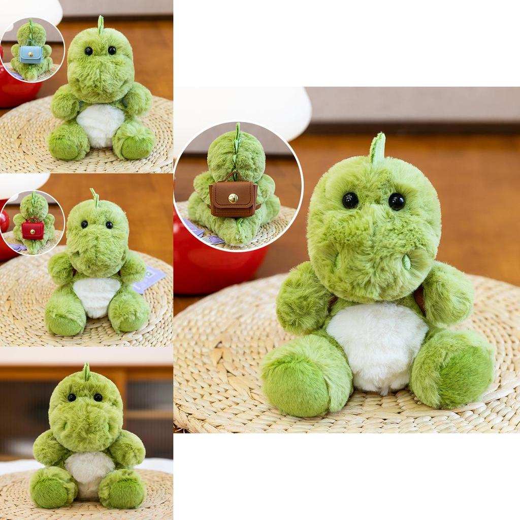 Dinosaur Plush Toy With Camera Flashing Light And Backpack Decor For Stress Relief And Kids Play