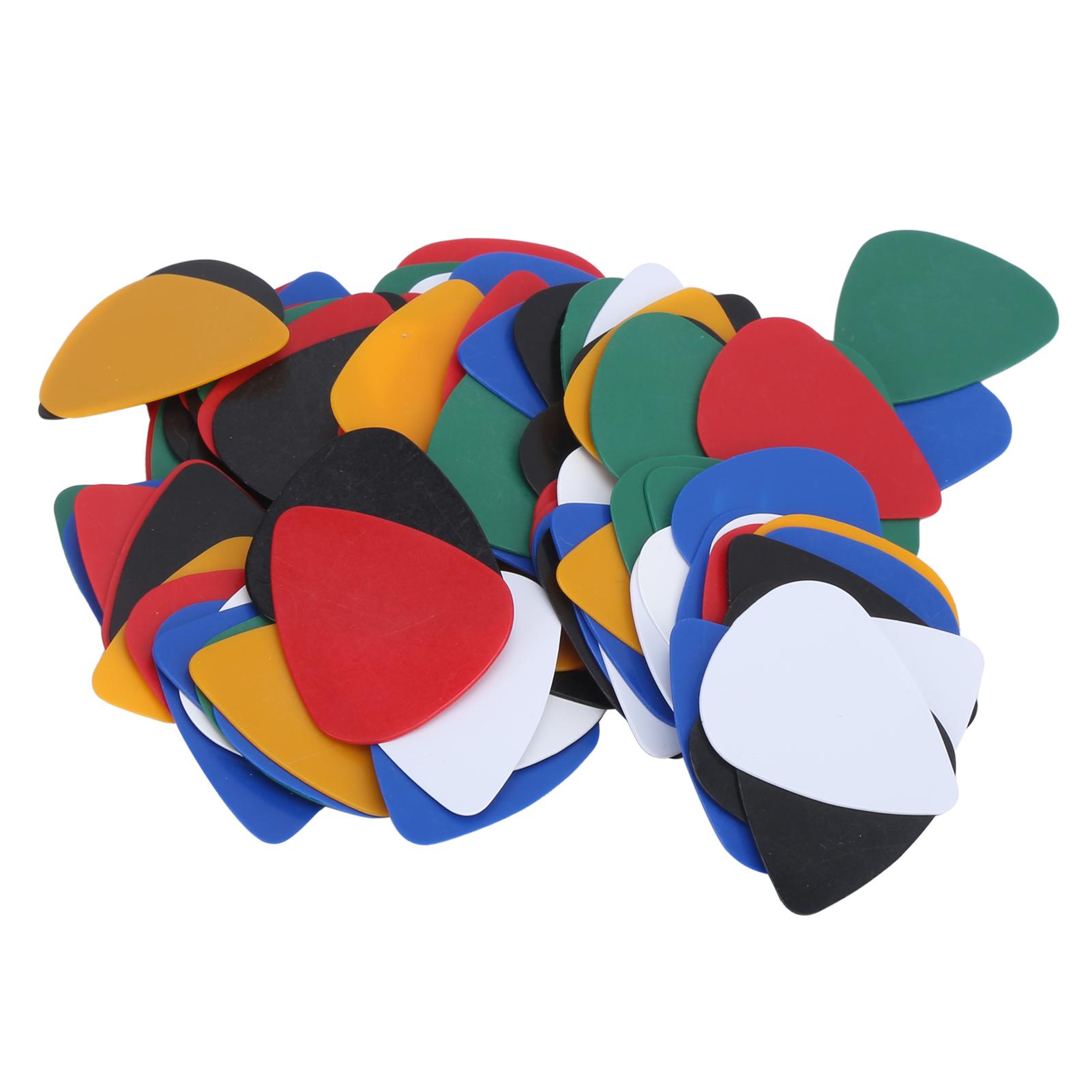 

100 шт. гитарный медиатор цветной пластиковый протектор для пальцев аксессуары для музыкальных инструментов 0,46 мм