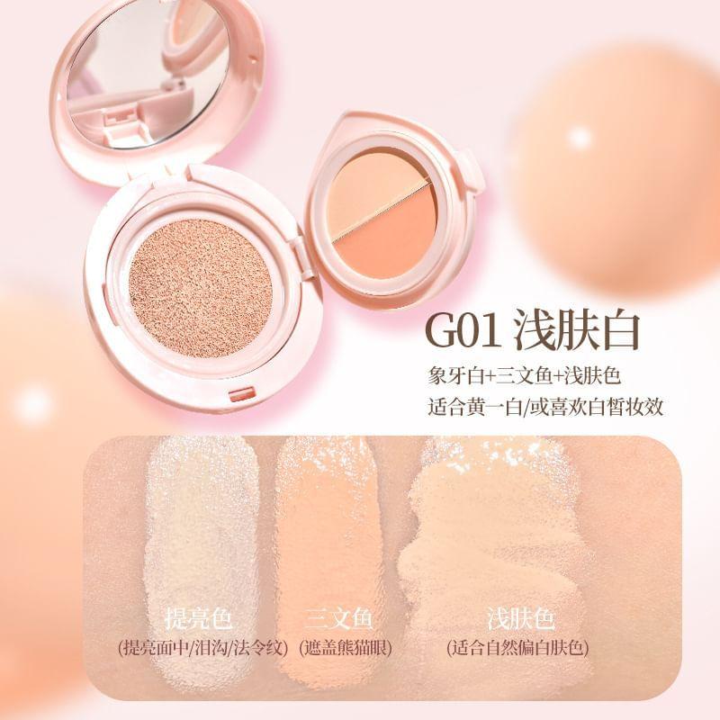 GOGO TALES - 2 in 1 Concealer Air Cushion - 2 Colors