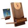 NOW PLAYING Wooden Vinyl Record Stand Vinyl Record Holder Vintage Record Holder Stand Decorative Vinyl Record Holder Display