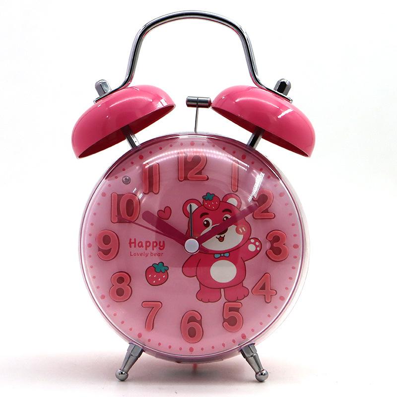 Bunny Alarm Clock for Children and Girls, Special Wake-up Artifact for Students, Cute Bedroom Silent Powerful Wake-up Alarm Clock