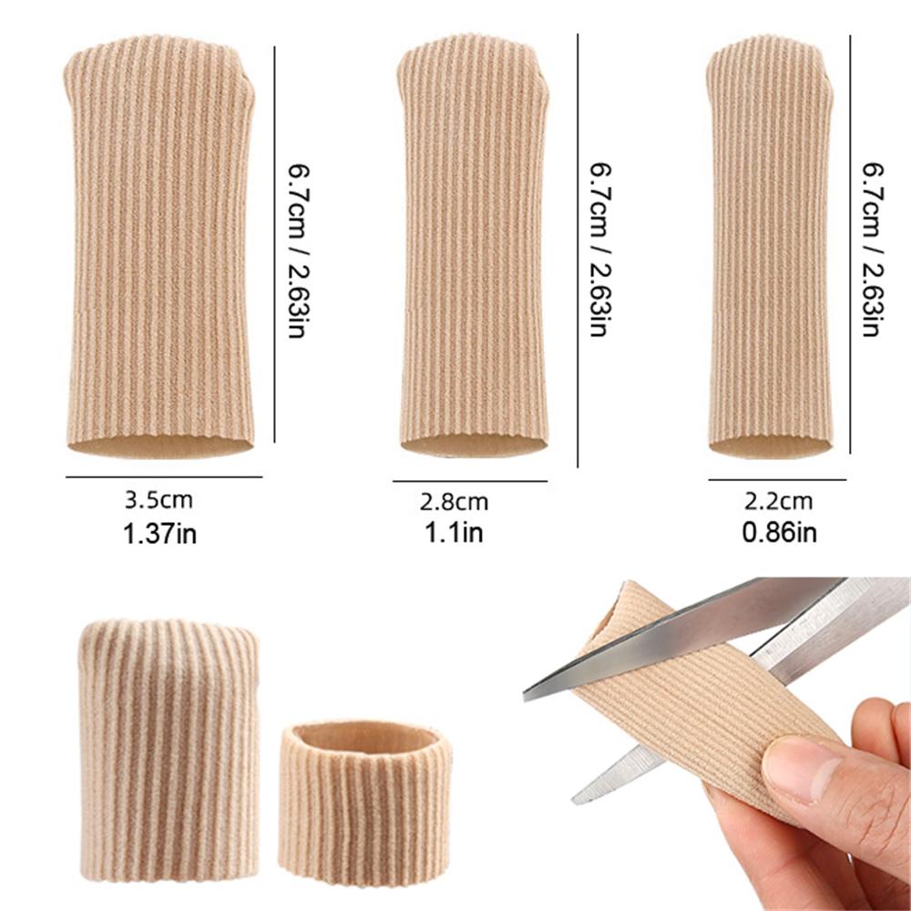 6 db Ujj- és Lábujjvédő Gél Béléssel – Párnázott Védők Tyúkszemekre, Bőrkeményedésekre, Hólyagokra, Bütyökre, Benőtt Körmökre és Kalapácsujjra