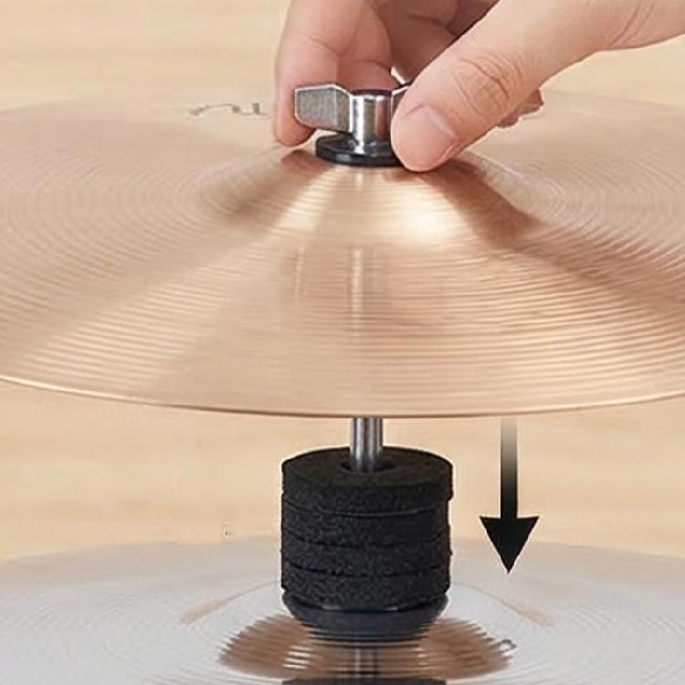 Pack Of 10 Professional Drum Felt Bottom Cover Drum Felt Bottom Covers Replacement Set For Superior Vibration Isolation