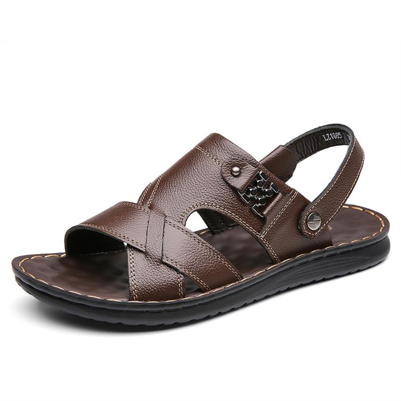 SHEIN TEMU Summer Men s Slip-on Non-slip Sandals - Wear-resistant, Fashionable, Soft Sole Beach  Outdoor Shoes 48