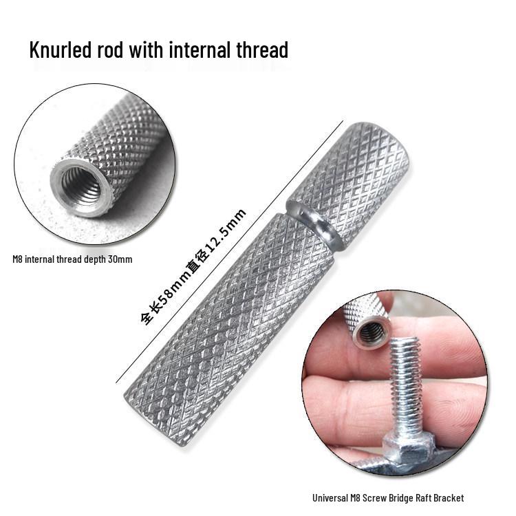 DIY Fishing Rod Stand & Live Stream Holder with Night Lamp, Bait Tray, and Fish Keeper