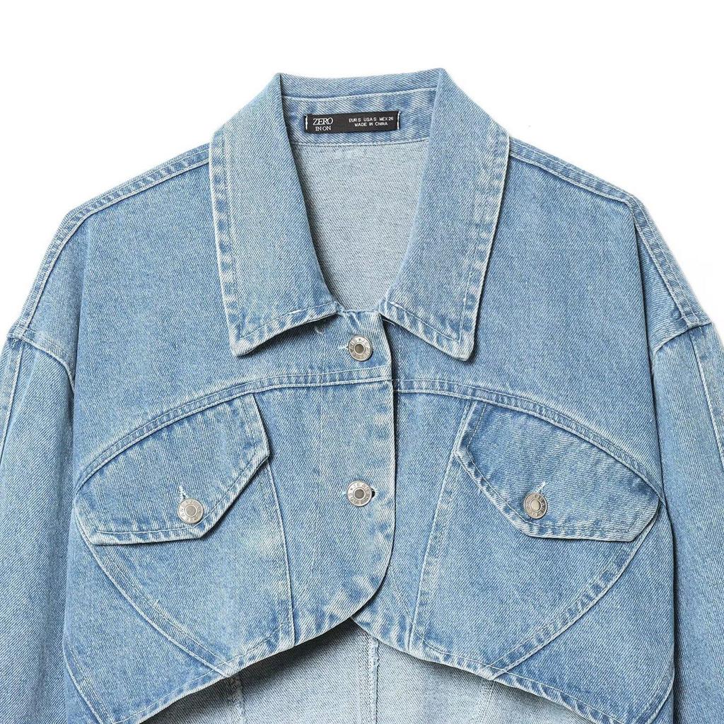 2026 Spring Women's Versatile Denim Jacket - Long-Sleeved Fashion Outerwear (6688024)