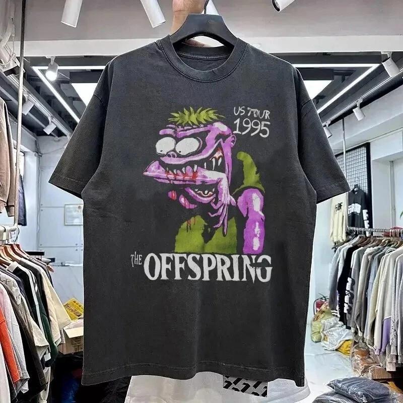 1995 The Offspring US Tour Band Black Unisex T-shirt Unisex T-Shirt M