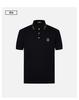 Men's Short-Sleeved Polo Shirt with Hot Diamond Collar and Embroidery