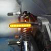 4PCS Motorcycle Turn Signals LED,Ultra-Bright 12 LED Front & Rear Motorcycle Blinkers With Sequential Flow Mode,Upgraded 12V Motorcycles Indicator
