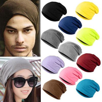 Hat Winter Warm Unisex Women Men Ski Crochet Solid Knitted Hip Hop