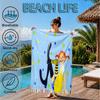 Pi-ppi And Horse Friendship Beach Towel, Microfiber Beach Towel, Perfect For Pool, Beach, Travel, Home Decor Beach Party Fan Gifts