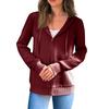 Damenmode Lässiges Sweatshirt Lockerer Cardigan mit Reißverschluss Langarm Kapuzenjacke
