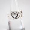 [Gebraucht] TIFFANY 925 Triple Loving Heart Ring Größe 9/Größe 9/g530-66