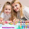 18 Pcs Liquid Motion Pen Colorful Liquid Motion Bubbler Pens Fidget Liquid Ballpoint Pen Novelty Fun Colorful Timer Pens For Str