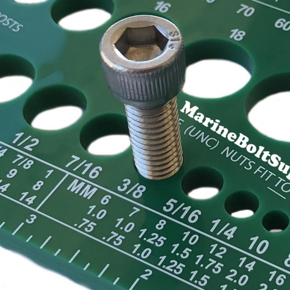 Plastic Thread Gauge Durable Checking Sizes for Nut Bolt Bolt and Nut Identifier Gauge  Toolbox