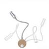 3W LED Wall Light Bedside Lamp Soft Flexible Adjustable Tube With Switch for Reading Bedroom Cafe Shop Dresser