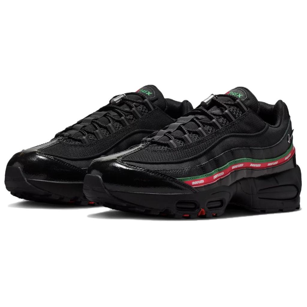 Nike x UNDEFEATED Air Max 95 Running Shoes Unisex Black Red IB4453-001