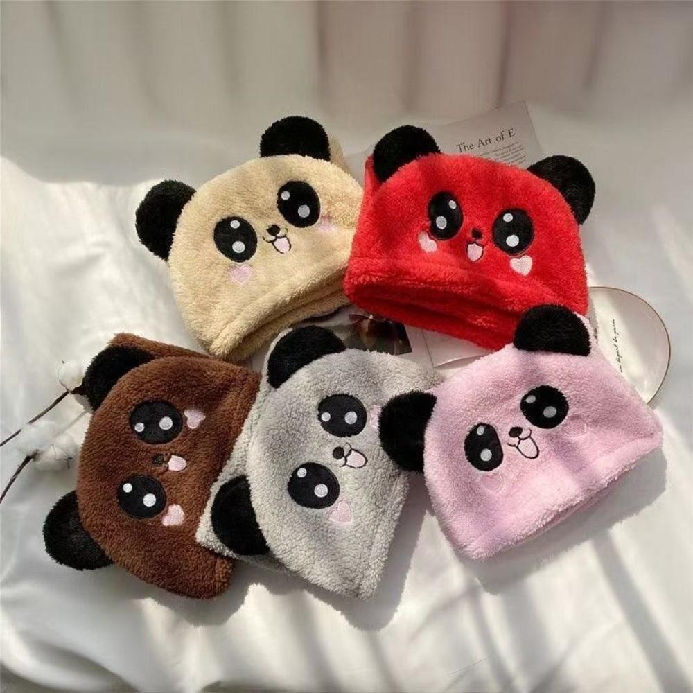 Cartoon Children Beanie Caps Fleece Warm Bonnet Scarf Fashion Kids Winter Hats  for Girls Boys