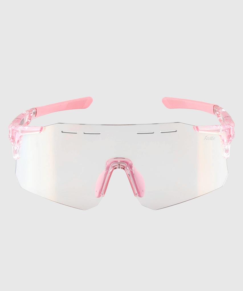 Tuditeo Nus Goggles Uv Protection Athletic Sunglasses C8 Photochromic Pink/Clear Frame Pink