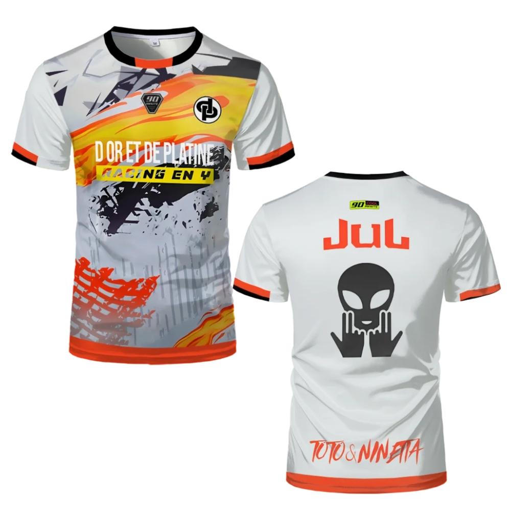

Літня чоловіча футболка Maillot 90 хвилин Toto & Ninetta Смішна 3D-друк Футболка Повсякденні Топи з круглим вирізом та коротким рукавом Модний Спортивний одяг M