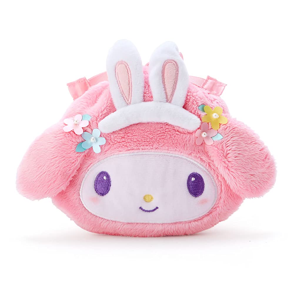 

Sanrio My Melody Face Shaped Drawstring Bag 817104 (Friendly Hanbunko)