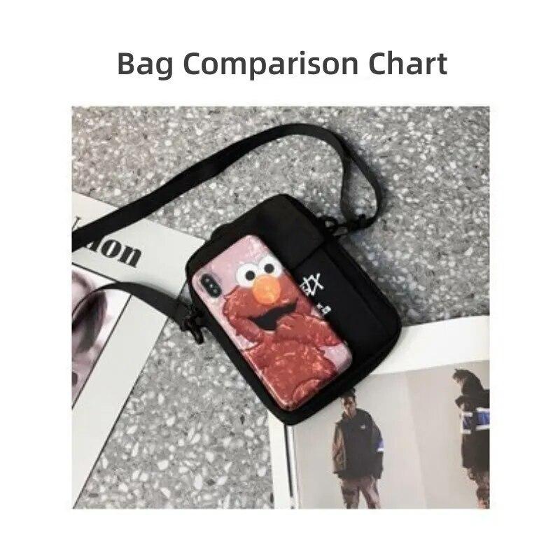 Hip Hop Shoulder Slung for Teenagers Japanese Classic Small Bag Magazine