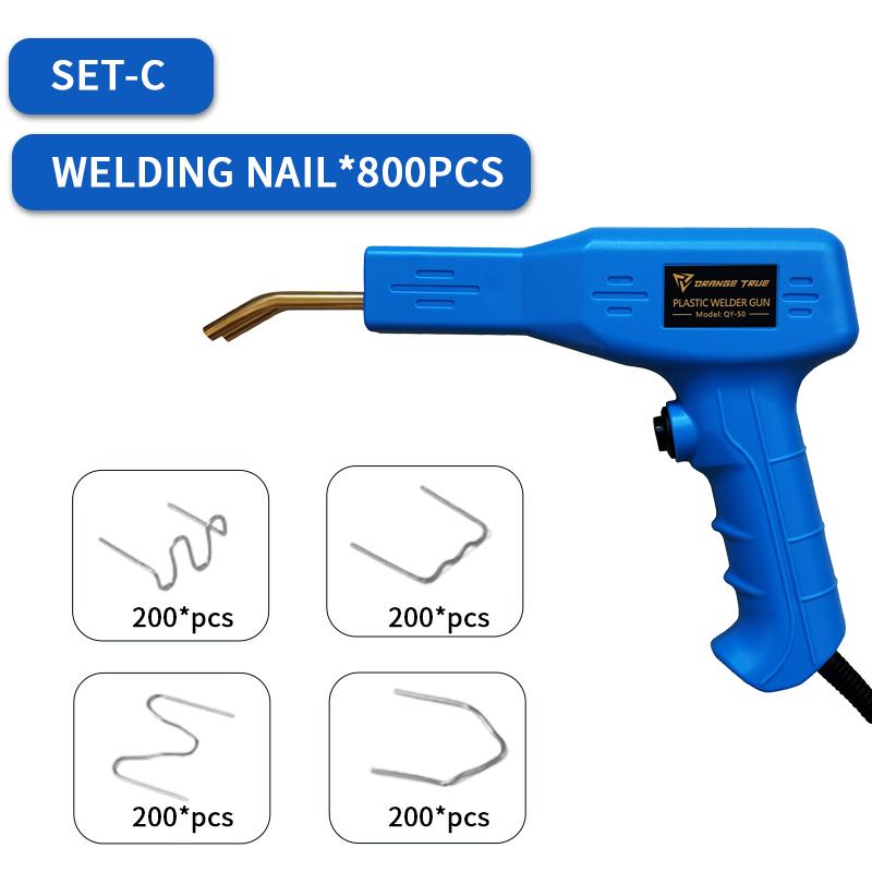 Plastic Welder Welding Machine Car Bumper Soldering Gun 4 Types Staples for Bumper/Kayak/Plastic Product Repairs