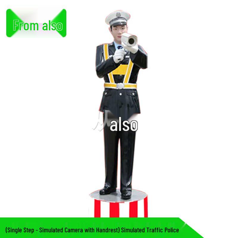 Solar-Powered Traffic Police Waving Robot