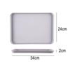 Stable Environmentally Dining Bar Trays Plate Flat