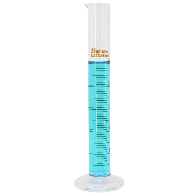 Bingyu Thickened Glass Graduated Measuring Cylinder 25ml