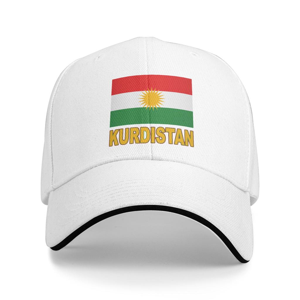 Personalizovaná mapa a vlajka Kurdistánu Baseballová čepice Hip Hop Unisex Dámská Nastavitelná Kšiltovka typu Dad Jarní Snapback Čepice