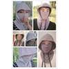 Solid Color Cooling Balaclava Quick Drying Sun UV Protection Headgear  Outdoor Camping