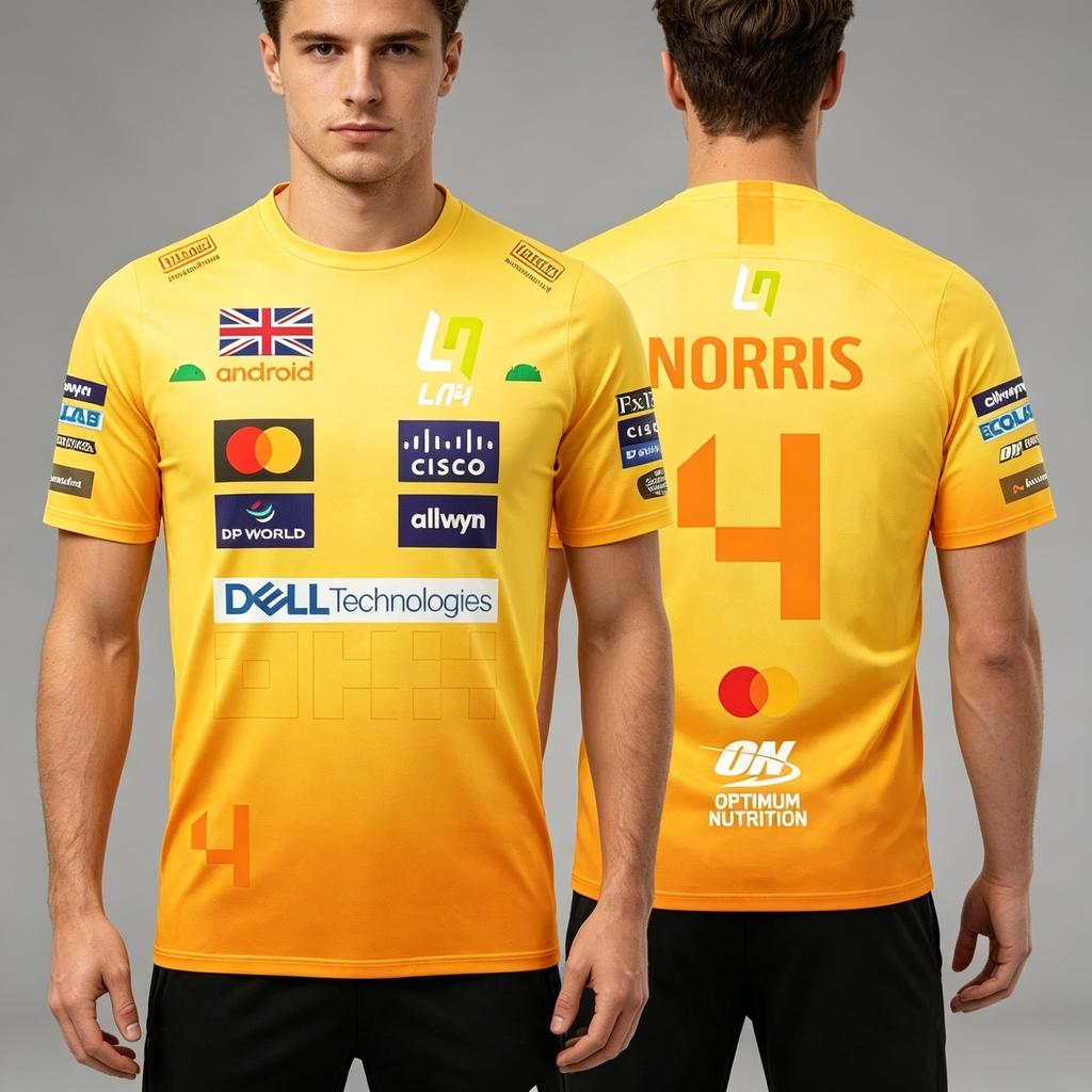 T-shirt Stampata 3D Traspirante Asciugatura Rapida Top Sportivo Casual Abbigliamento per Fan F1