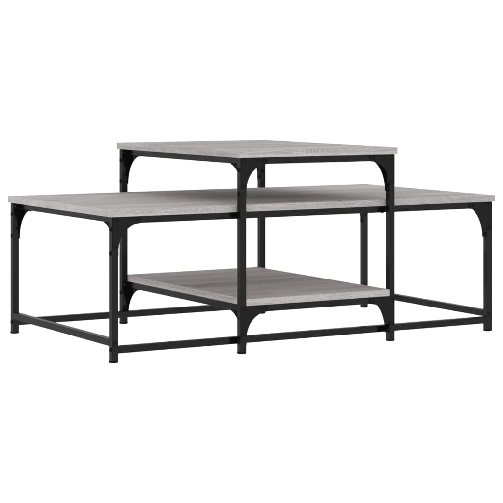  Coffee Table, Grey Sonoma Oak, 102x60x45 Cm